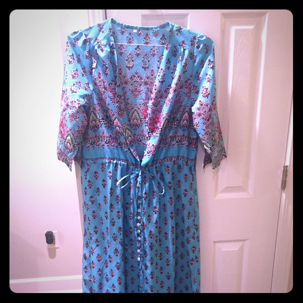 NWOT Medium Boho Maxi Dress
